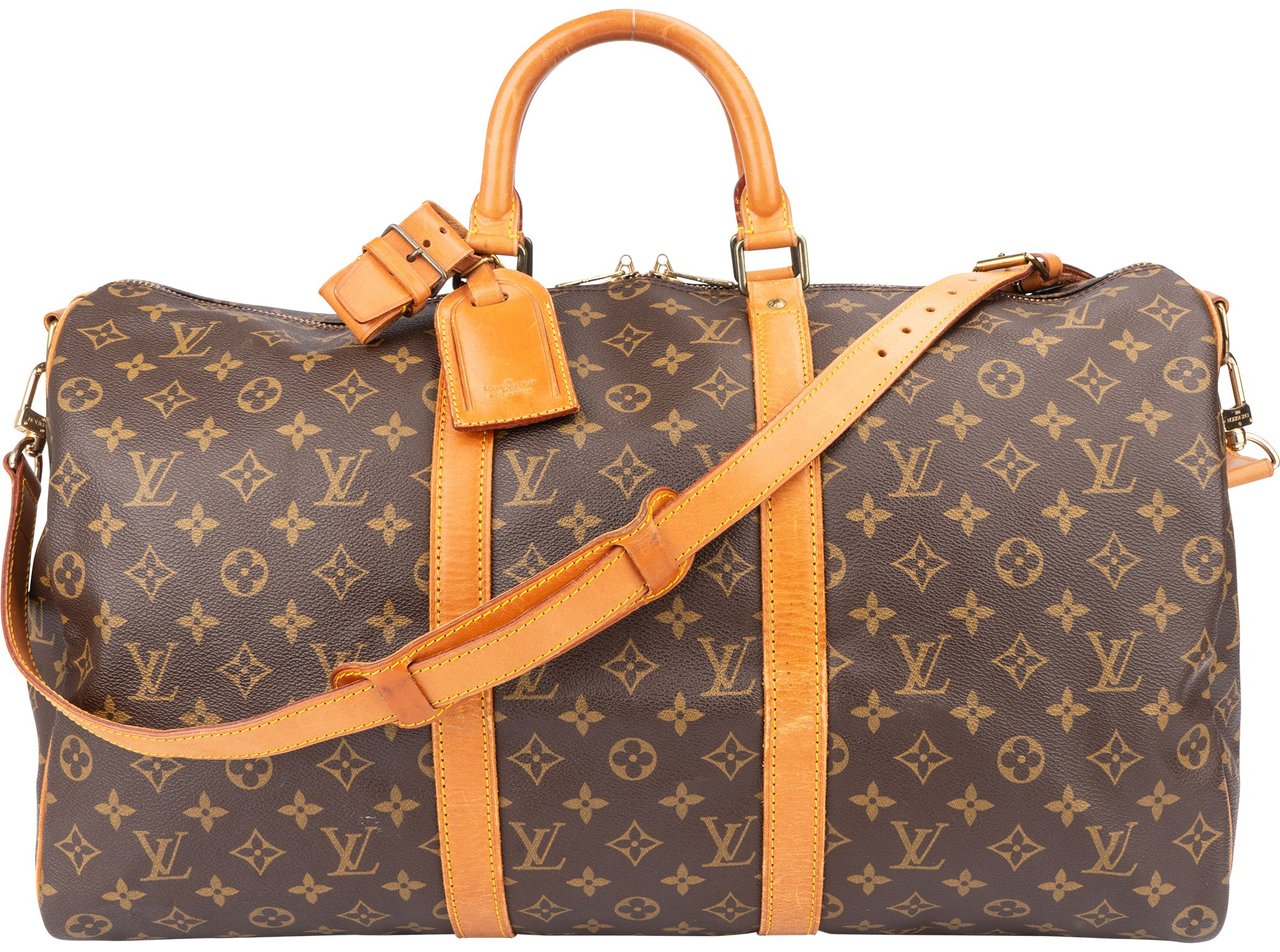 Louis Vuitton Louis Vuitton Canvas Monogram Keepall 50 Bandouliere Bruin