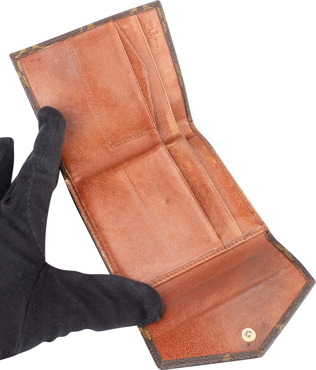 Louis Vuitton Louis Vuitton Canvas Monogram Elise Wallet Bruin