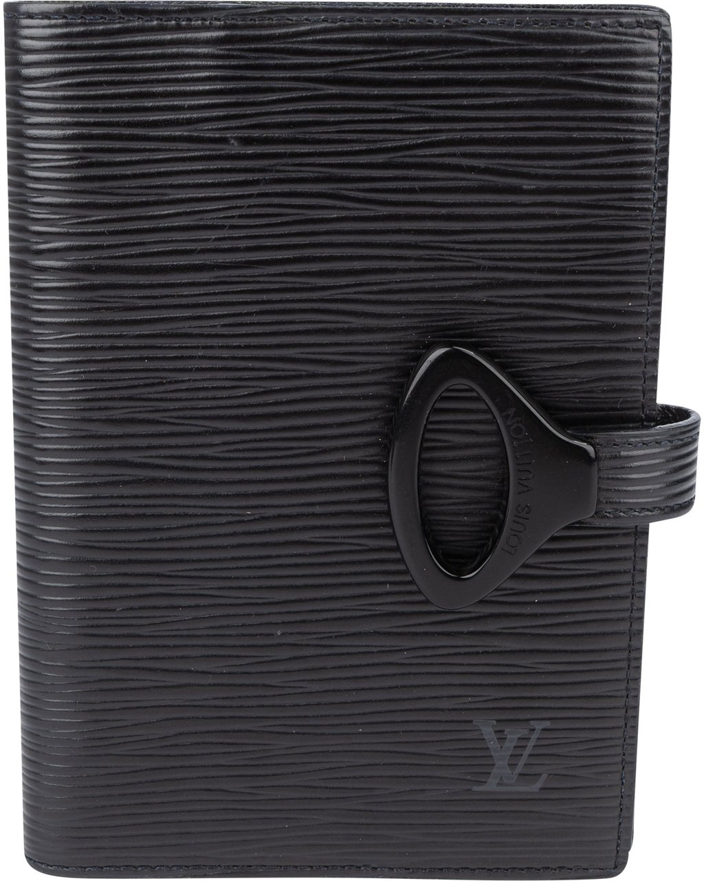 Louis Vuitton Louis Vuitton Noir Epi Leather Agenda PM Zwart