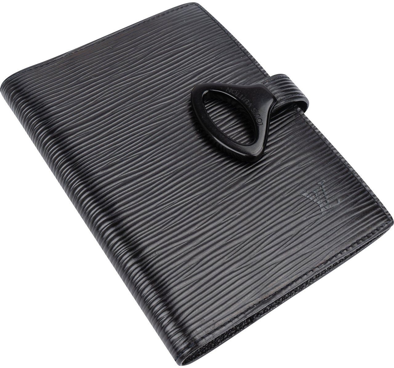 Louis Vuitton Louis Vuitton Noir Epi Leather Agenda PM Zwart