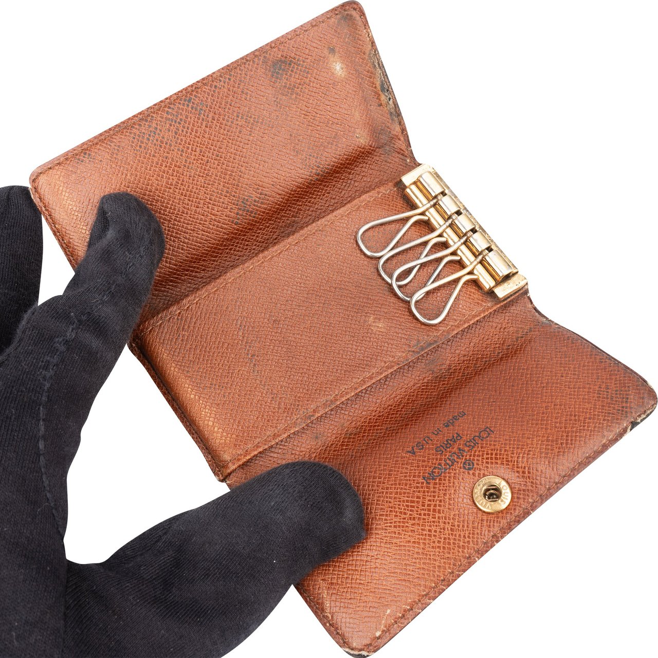 Louis Vuitton Louis Vuitton Canvas Monogram Keyholder Bruin