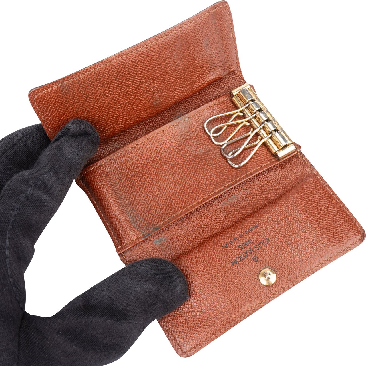 Louis Vuitton Louis Vuitton Canvas Monogram Keyholder Bruin