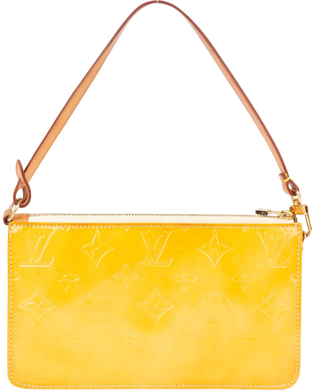 Louis Vuitton Louis Vuitton Yellow Vernis Monogram Lexington Handbag Geel
