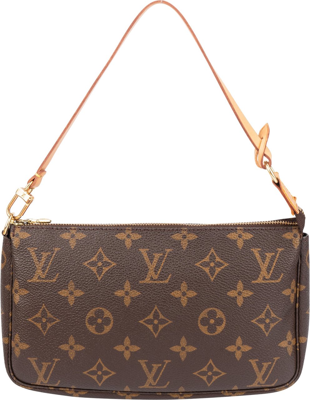 Louis Vuitton Louis Vuitton Canvas Monogram Pochette Accessoire Handbag Bruin