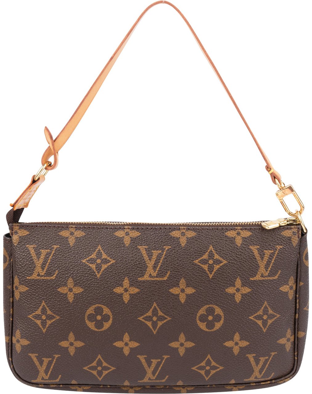 Louis Vuitton Louis Vuitton Canvas Monogram Pochette Accessoire Handbag Bruin