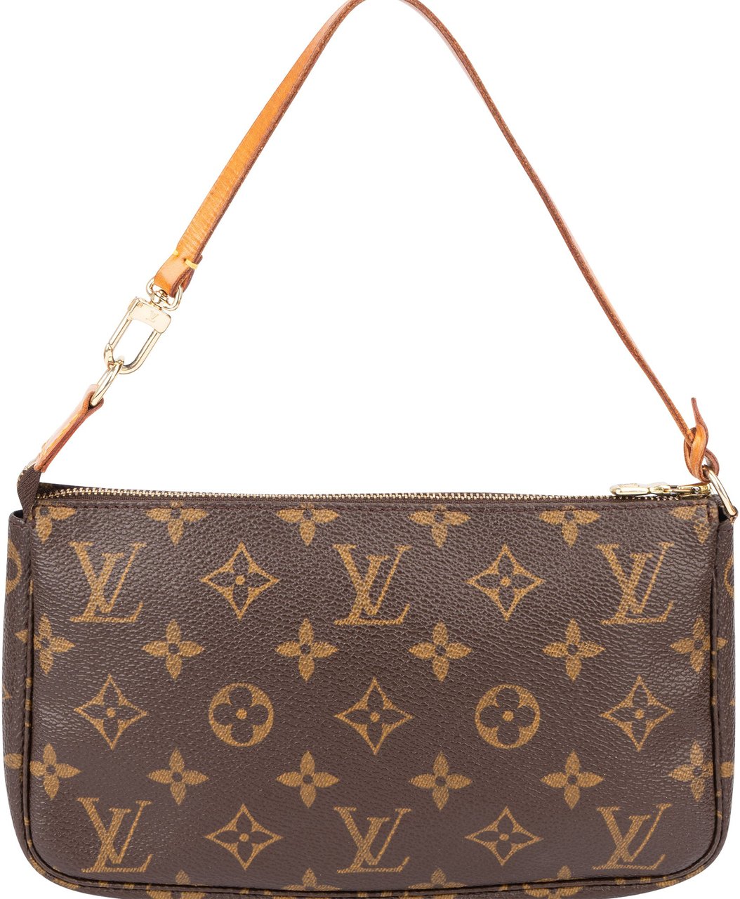 Louis Vuitton Louis Vuitton Canvas Monogram Pochette Accessoire Handbag Bruin