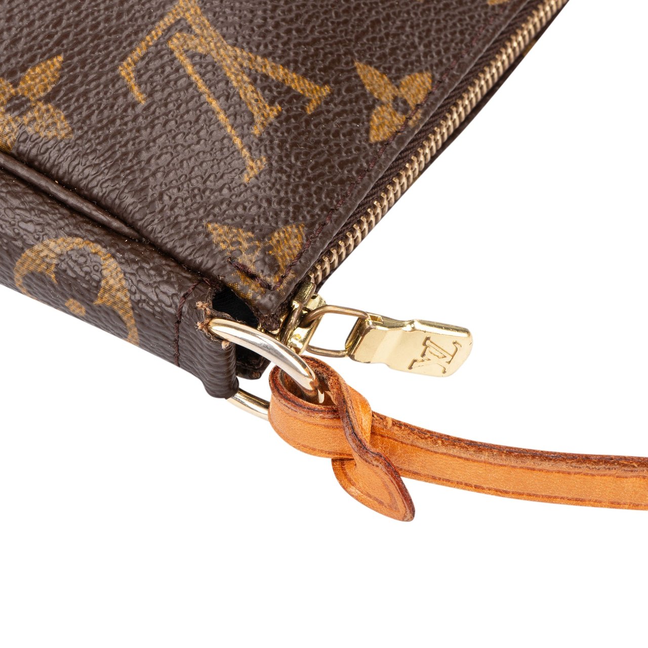 Louis Vuitton Louis Vuitton Canvas Monogram Pochette Accessoire Handbag Bruin
