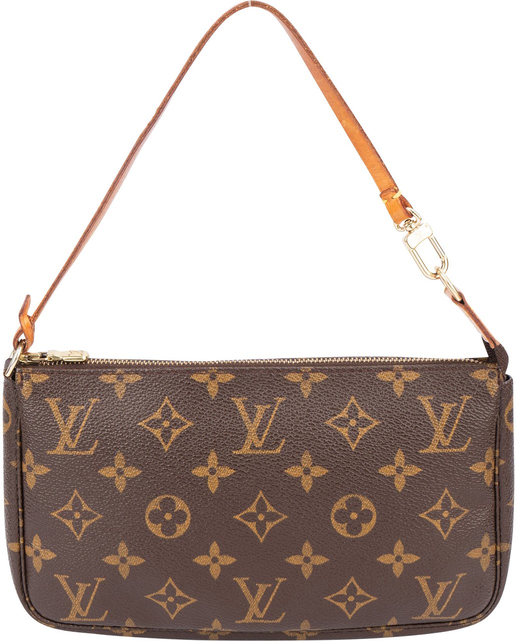 Louis Vuitton Louis Vuitton Canvas Monogram Pochette Accessoire Handbag Bruin