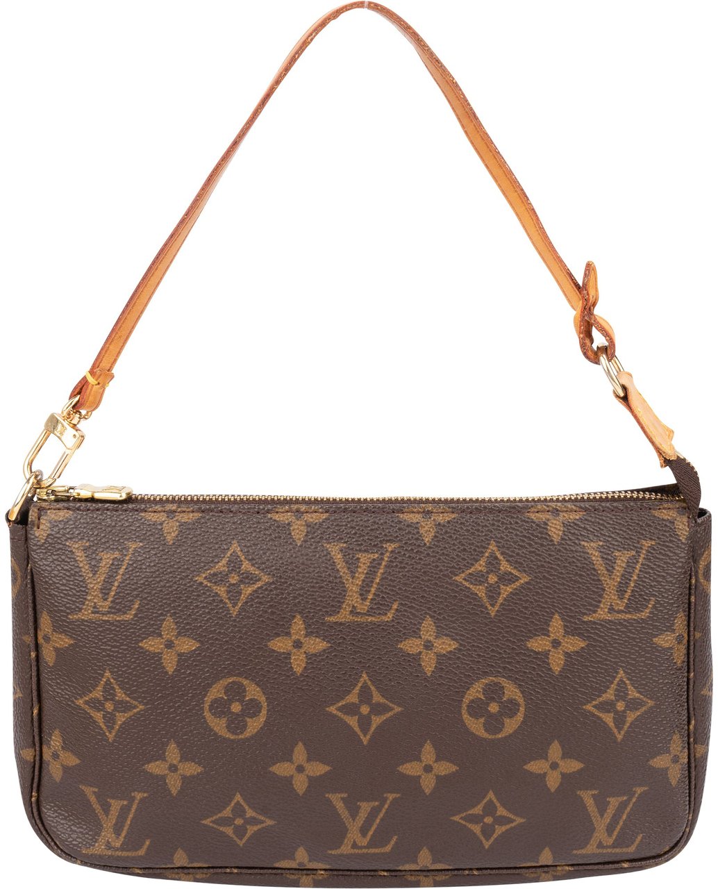 Louis Vuitton Louis Vuitton Canvas Monogram Pochette Accessoire Handbag Bruin
