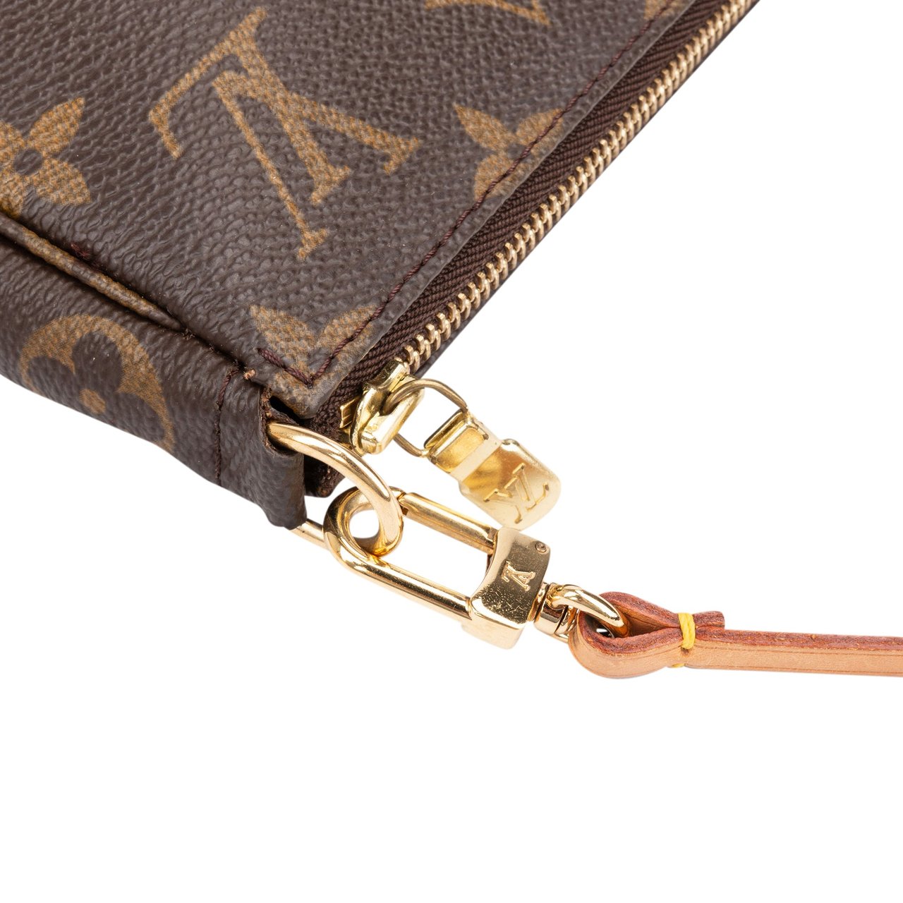 Louis Vuitton Louis Vuitton Canvas Monogram Pochette Accessoire Handbag Bruin