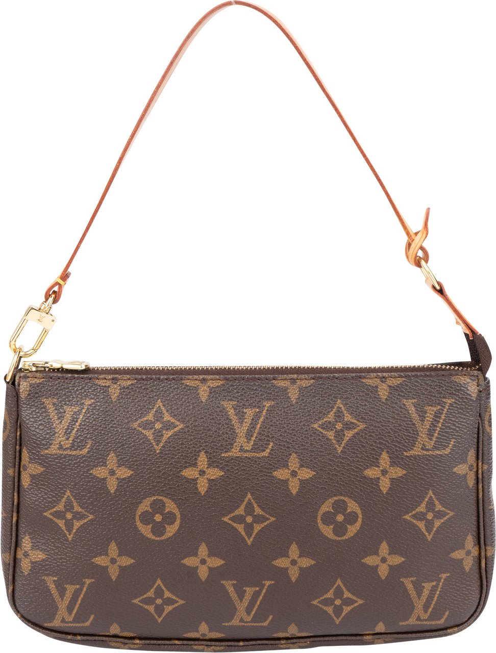 Louis Vuitton Louis Vuitton Canvas Monogram Pochette Accessoire Handbag Bruin