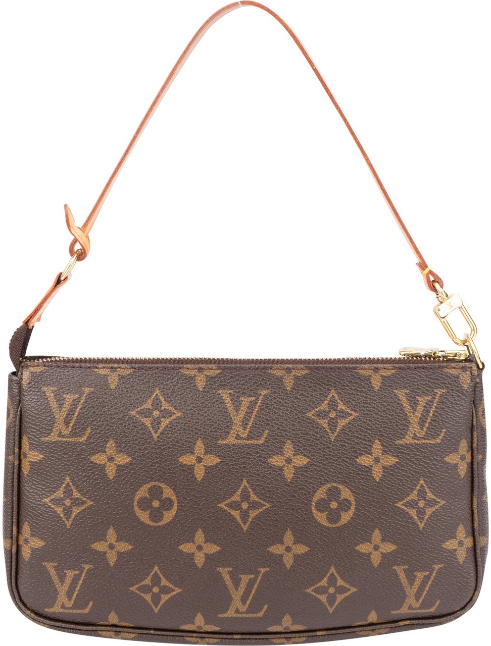 Louis Vuitton Louis Vuitton Canvas Monogram Pochette Accessoire Handbag Bruin