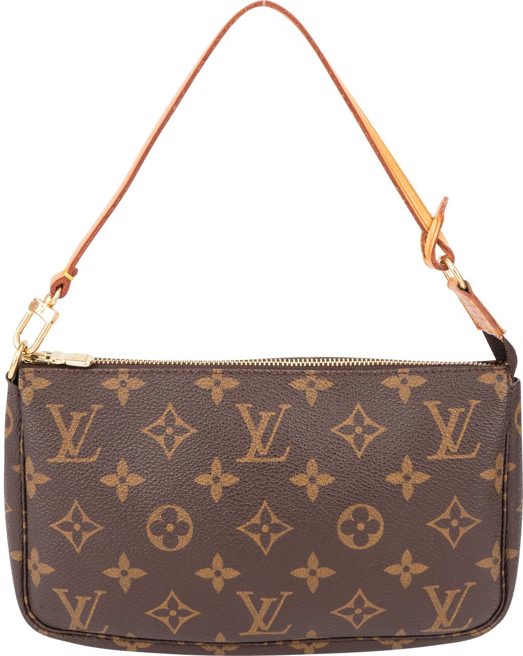 Louis Vuitton Louis Vuitton Canvas Monogram Pochette Accessoire Handbag Bruin