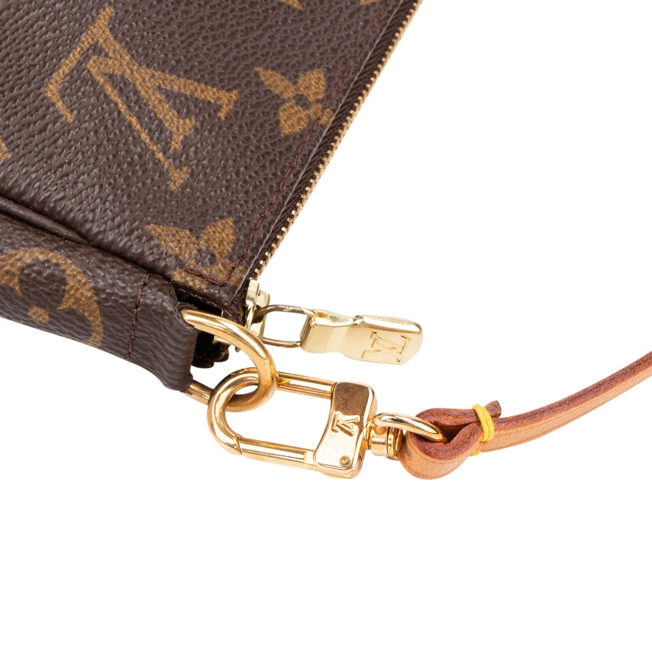 Louis Vuitton Louis Vuitton Canvas Monogram Pochette Accessoire Handbag Bruin