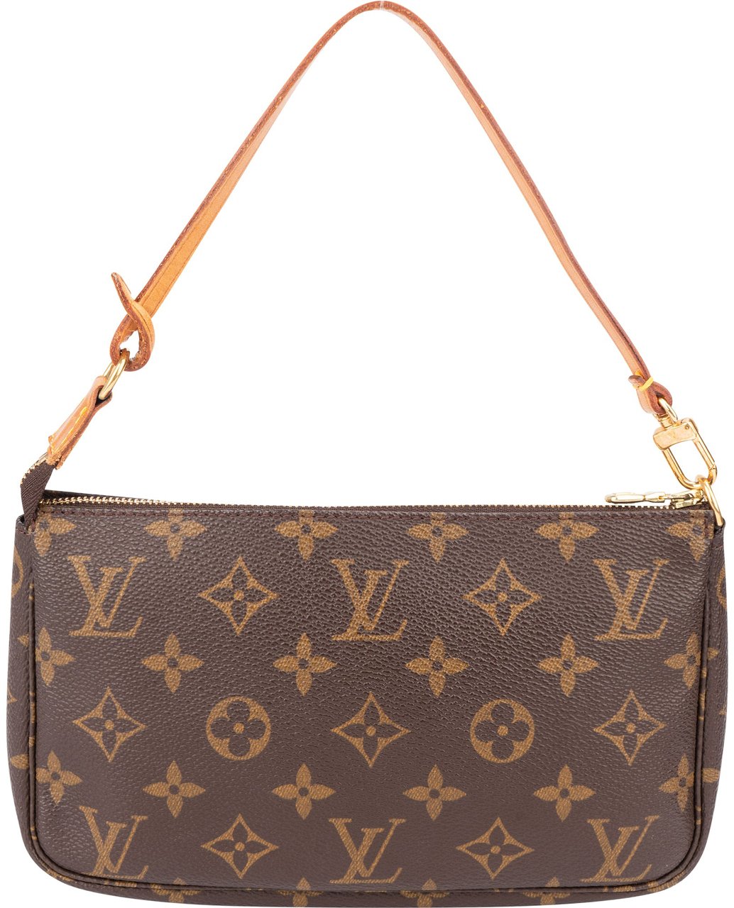 Louis Vuitton Louis Vuitton Canvas Monogram Pochette Accessoire Handbag Bruin