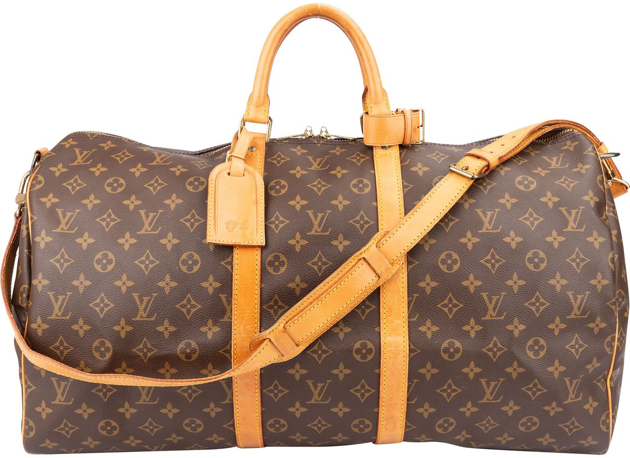 Louis Vuitton Louis Vuitton Canvas Monogram Keepall 55 Bruin