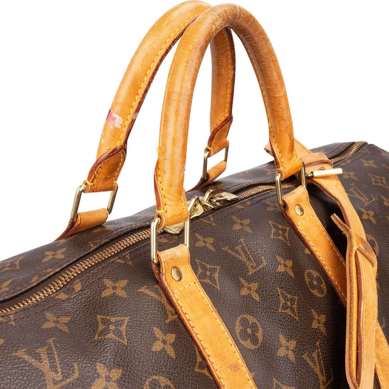 Louis Vuitton Louis Vuitton Canvas Monogram Keepall 55 Bandouliere Bruin