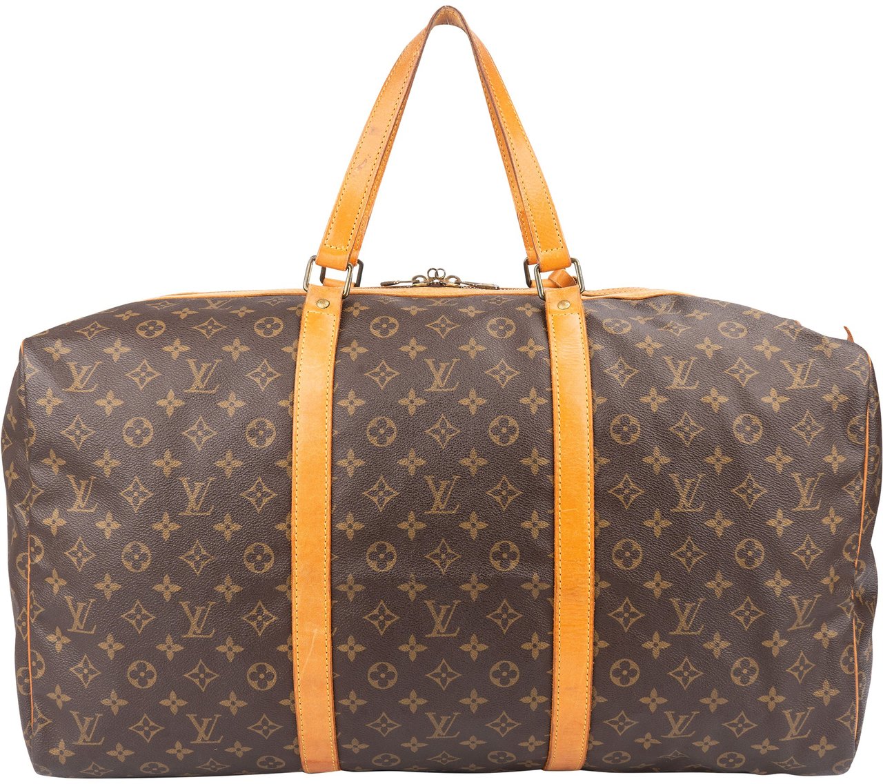 Louis Vuitton Louis Vuitton Canvas Monogram Sac Souple 55 Travel Bag Bruin