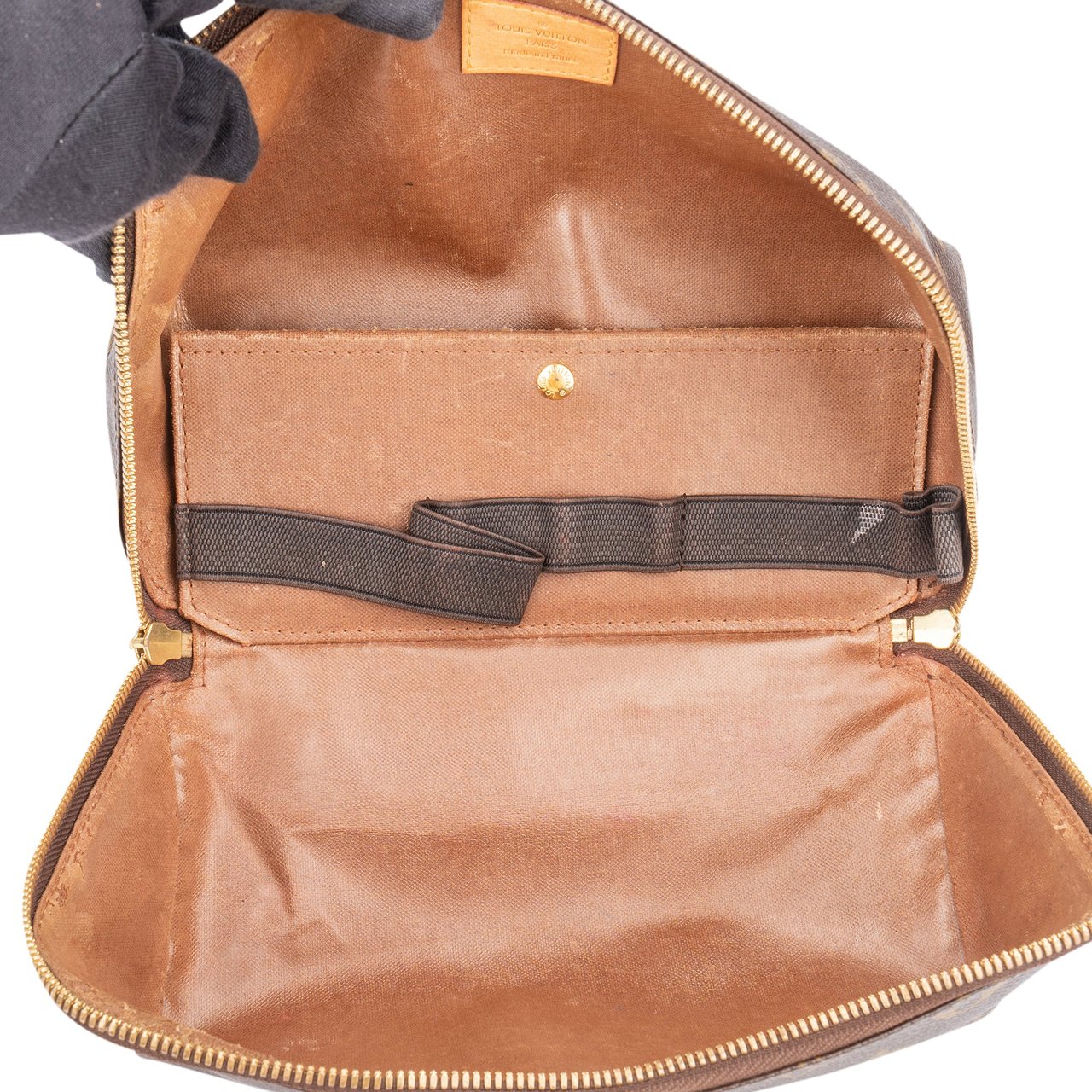 Louis Vuitton Louis Vuitton Canvas Monogram Poche Toilette Pouch Bruin