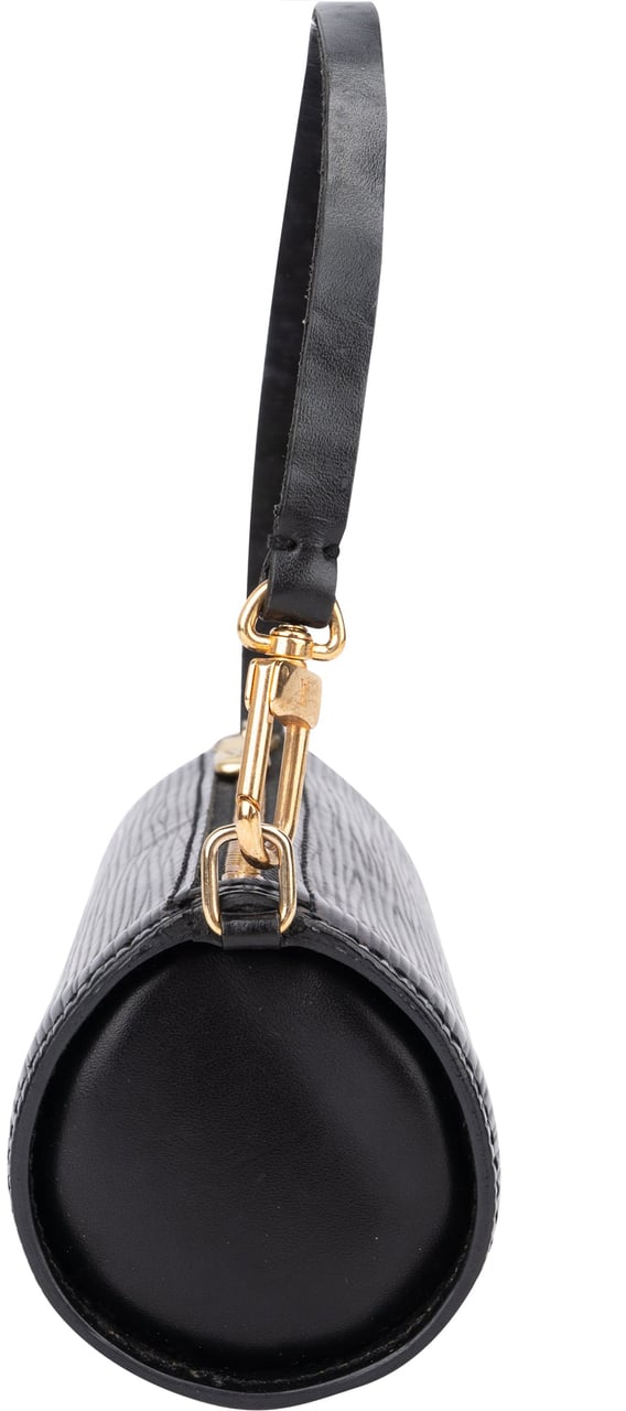 Louis Vuitton Louis Vuitton Noir Epi Leather Mini Soufflot Handbag Zwart
