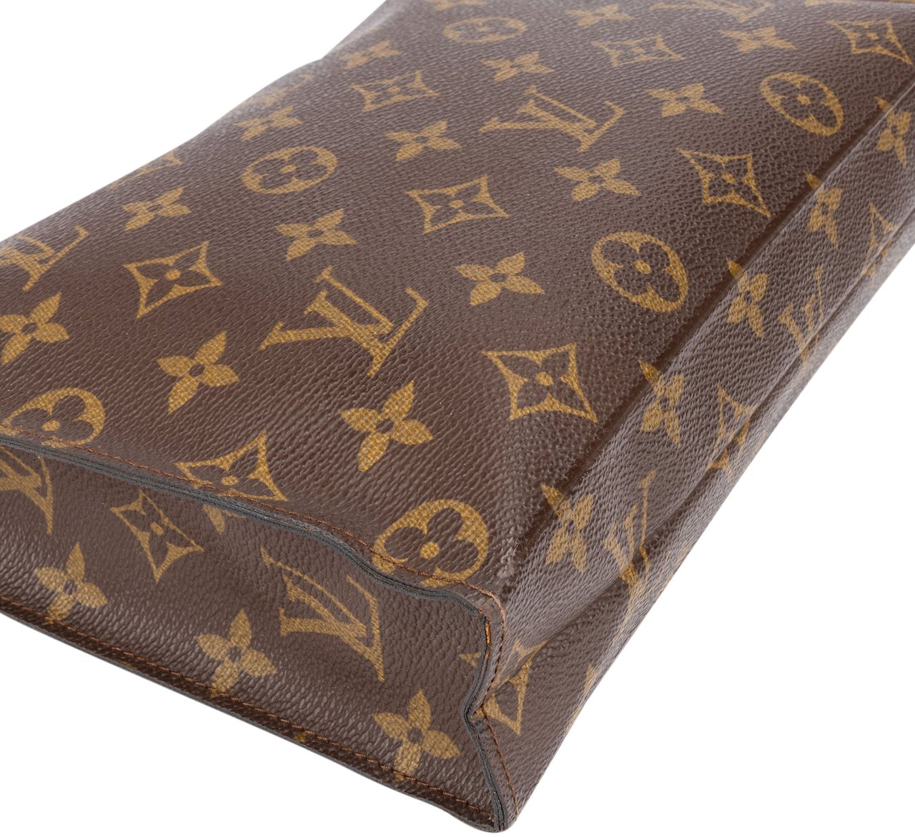 Louis Vuitton Louis Vuitton Canvas Monogram Poche Toilette 25 Clutch Bruin