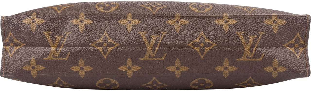 Louis Vuitton Louis Vuitton Canvas Monogram Poche Toilette 25 Clutch Bruin