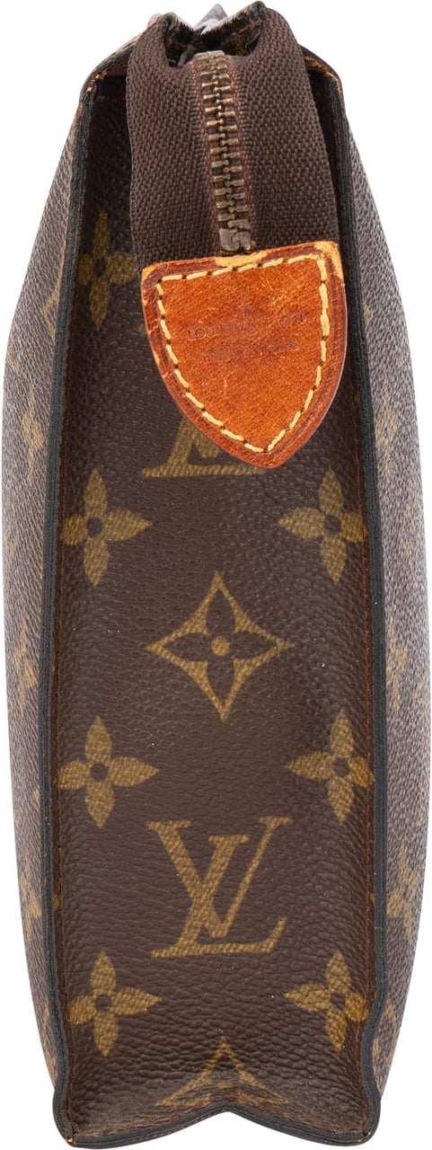 Louis Vuitton Louis Vuitton Canvas Monogram Poche Toilette 25 Clutch Bruin