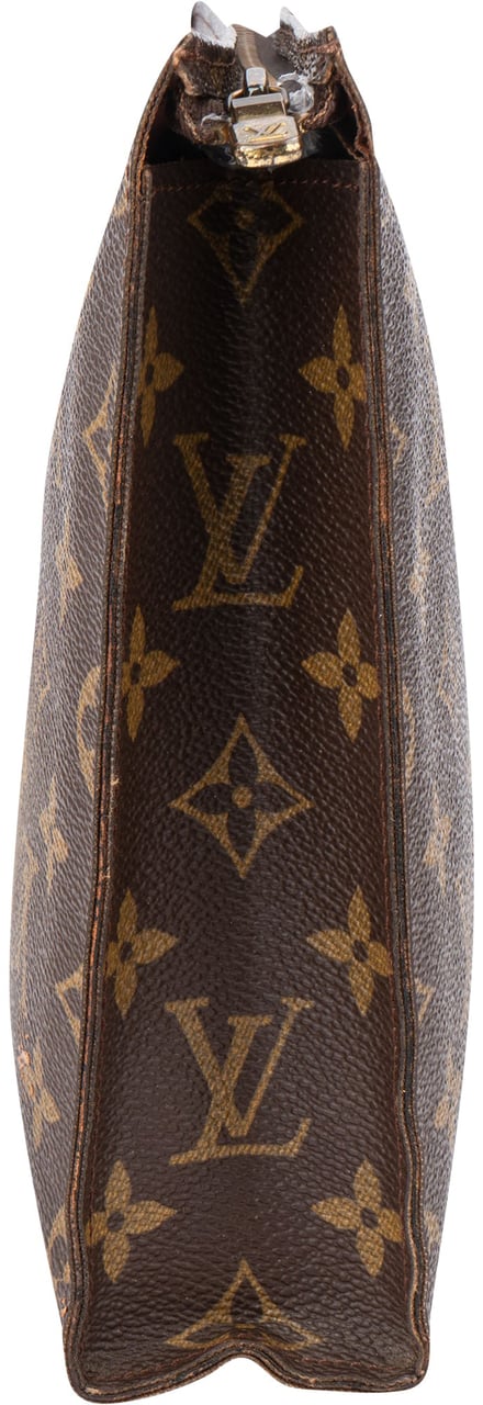 Louis Vuitton Louis Vuitton Canvas Monogram Poche Toilette 25 Clutch Bruin