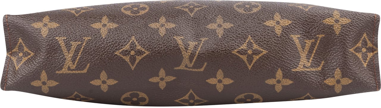 Louis Vuitton Louis Vuitton Canvas Monogram Poche Toilette 25 Clutch Bruin