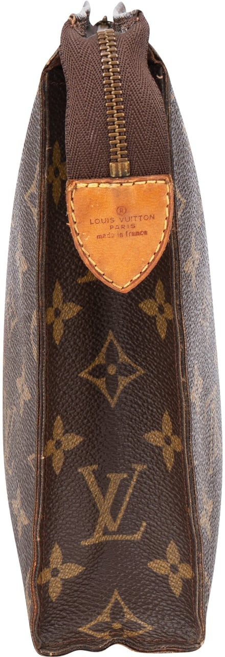 Louis Vuitton Louis Vuitton Canvas Monogram Poche Toilette 25 Clutch Bruin