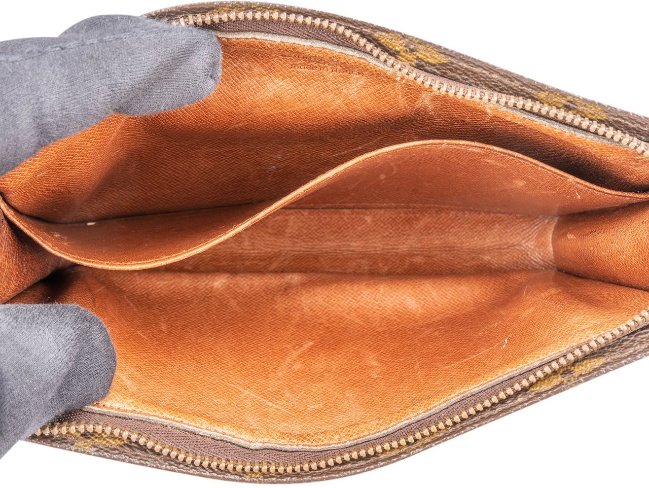 Louis Vuitton Louis Vuitton Canvas Monogram Poche Pouch Bruin