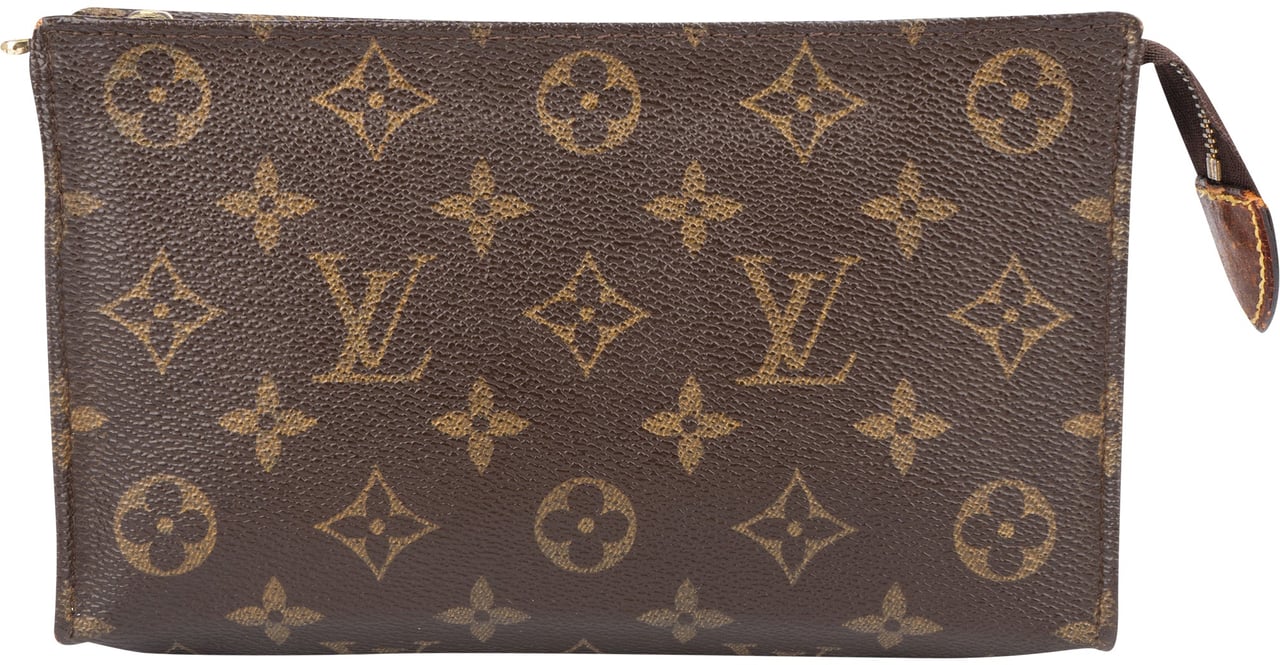 Louis Vuitton Louis Vuitton Canvas Monogram Poche Pouch Bruin