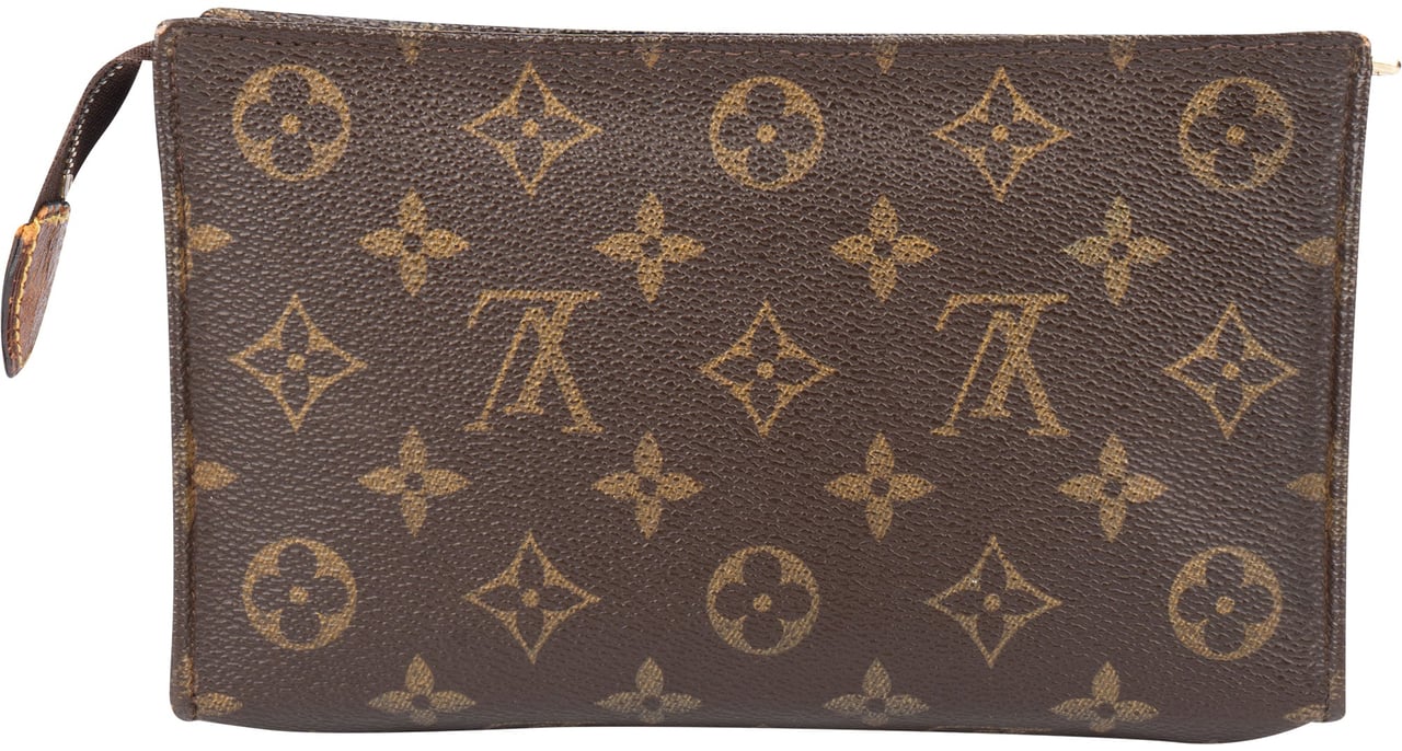 Louis Vuitton Louis Vuitton Canvas Monogram Poche Pouch Bruin