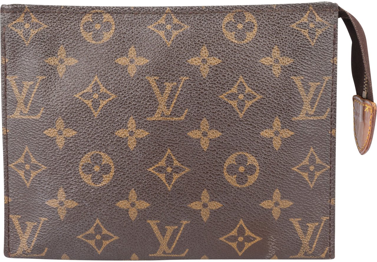 Louis Vuitton Louis Vuitton Canvas Monogram Poche Toilette 19 Pouch Bruin