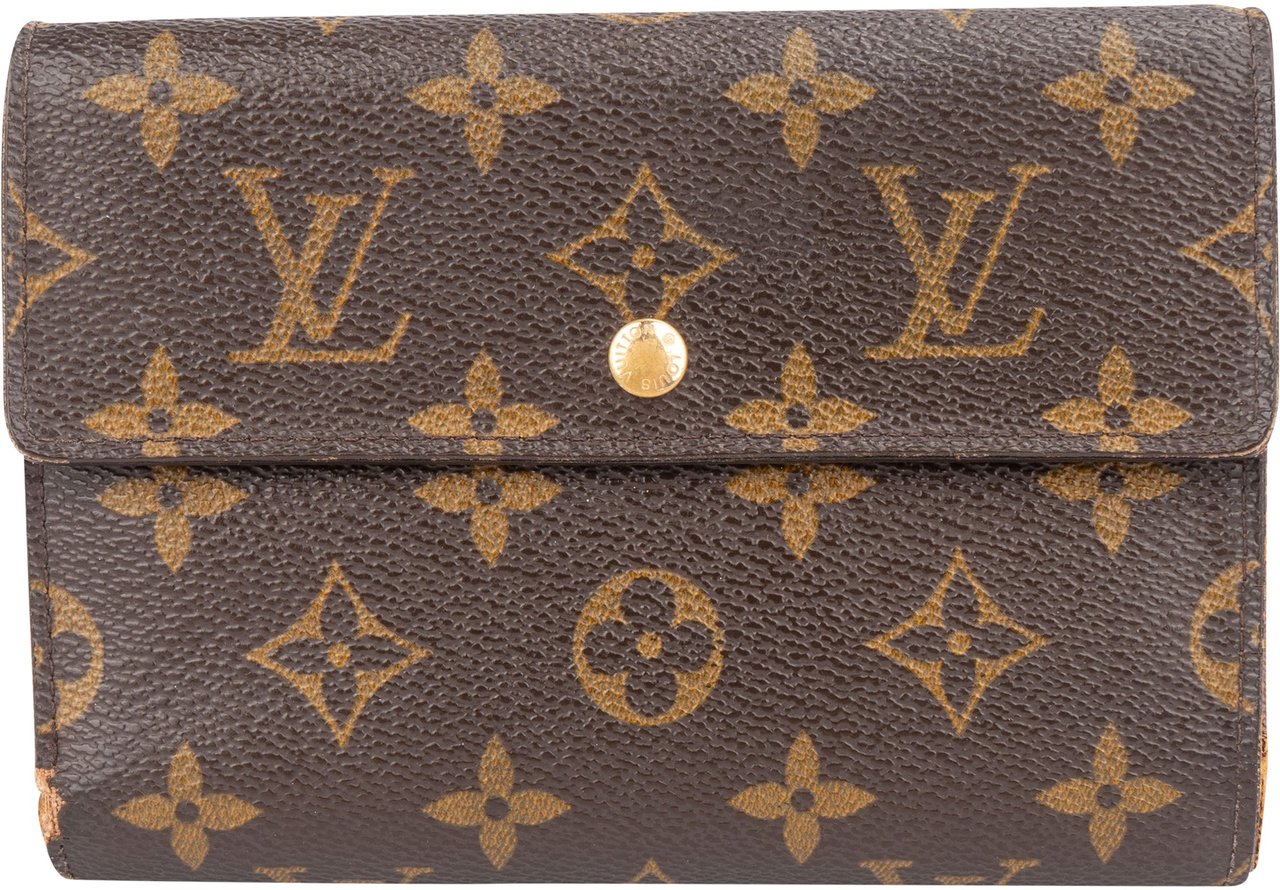 Louis Vuitton Louis Vuitton Canvas Monogram Tresor Wallet Divers