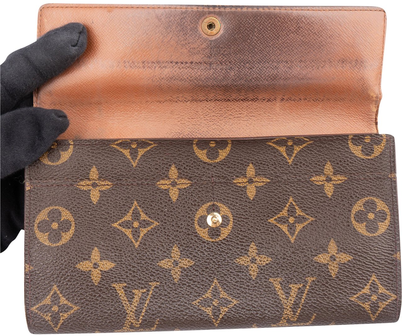Louis Vuitton Louis Vuitton Canvas Monogram Sarah Wallet Divers