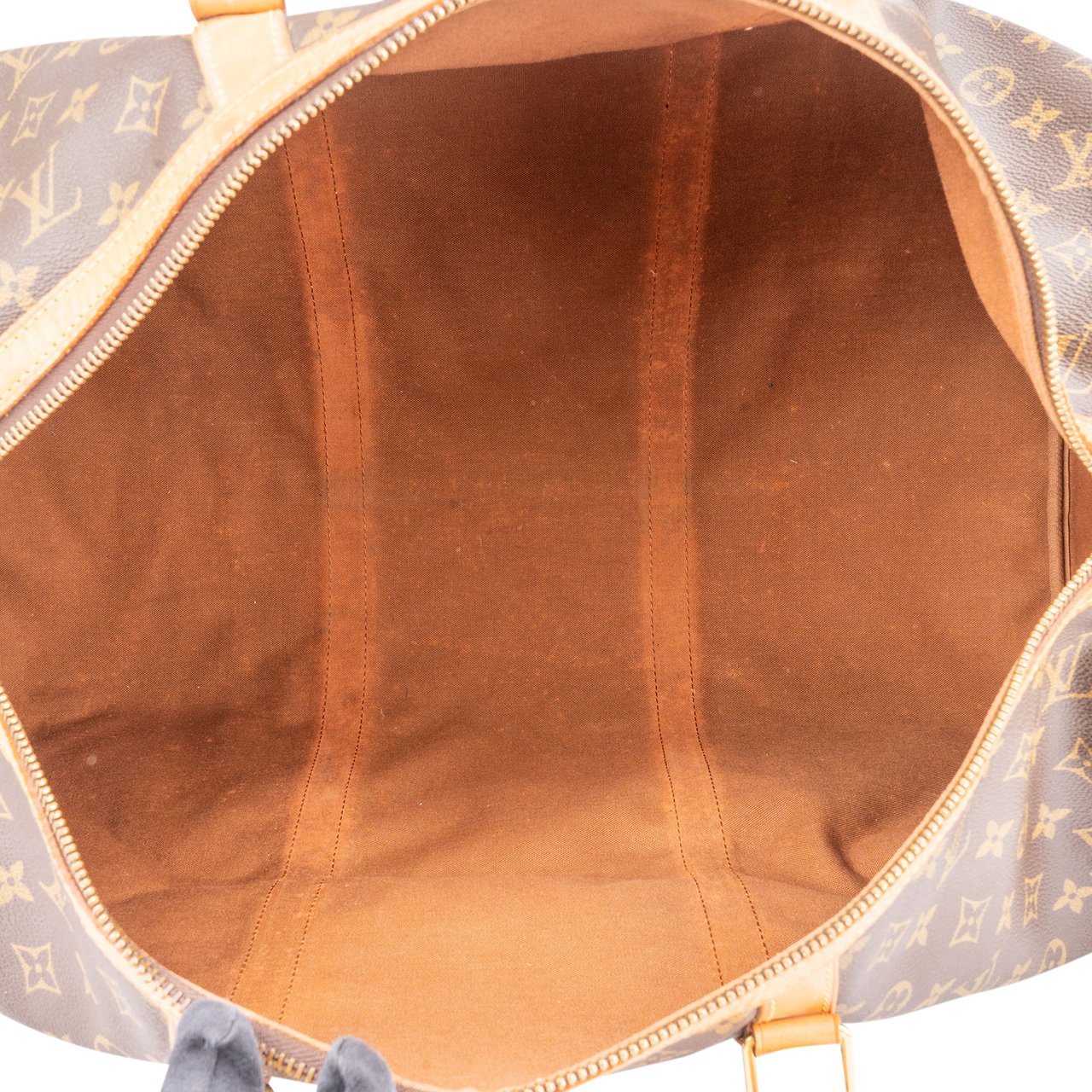 Louis Vuitton Louis Vuitton Canvas Monogram Sac Souple 55 Duffle Bag Bruin