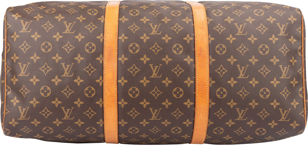 Louis Vuitton Louis Vuitton Canvas Monogram Sac Souple 55 Duffle Bag Bruin