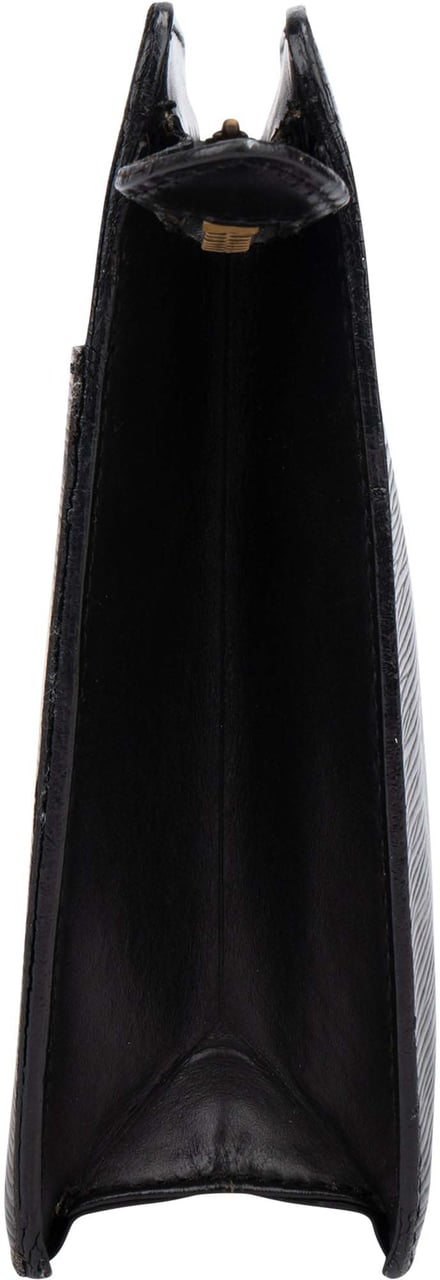 Louis Vuitton Louis Vuitton Noir Epi Leather Homme Pochette Clutch Zwart