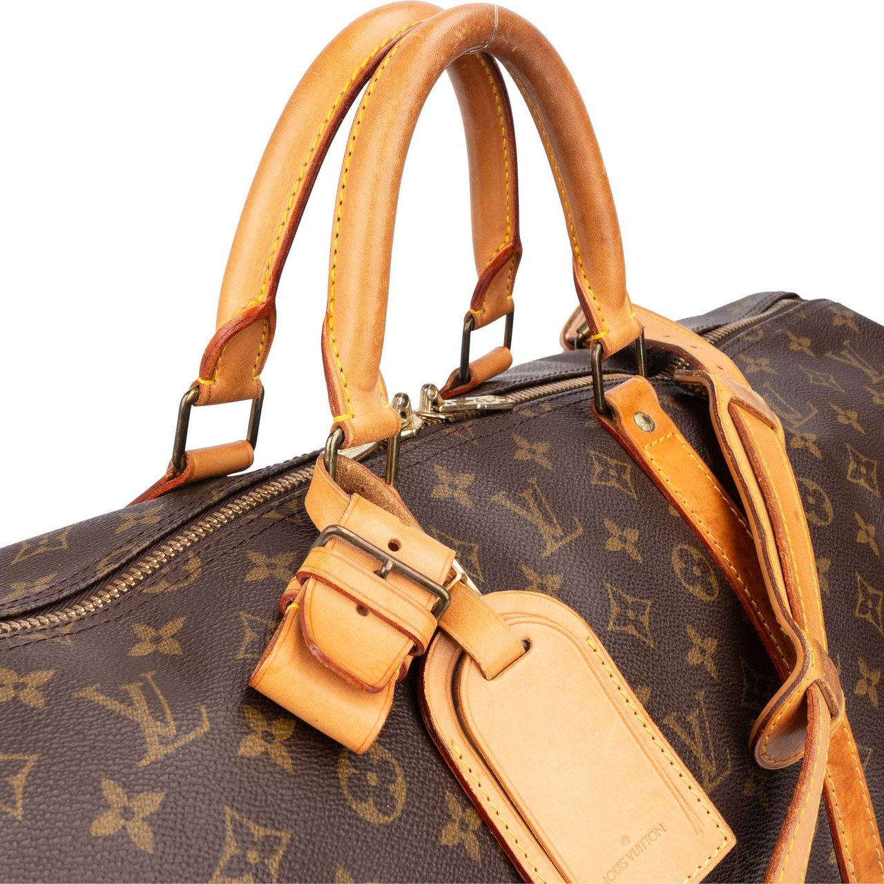 Louis Vuitton Louis Vuitton Canvas Monogram Keepall 55 Bandouliere Bruin