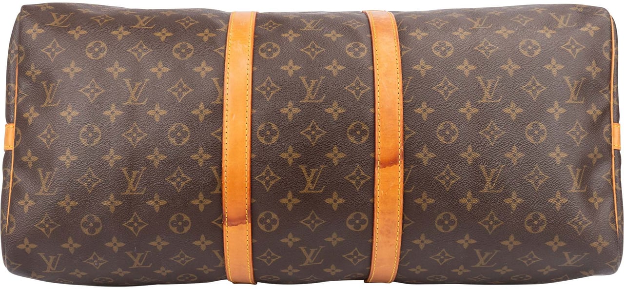 Louis Vuitton Louis Vuitton Canvas Monogram Keepall 55 Bandouliere Bruin