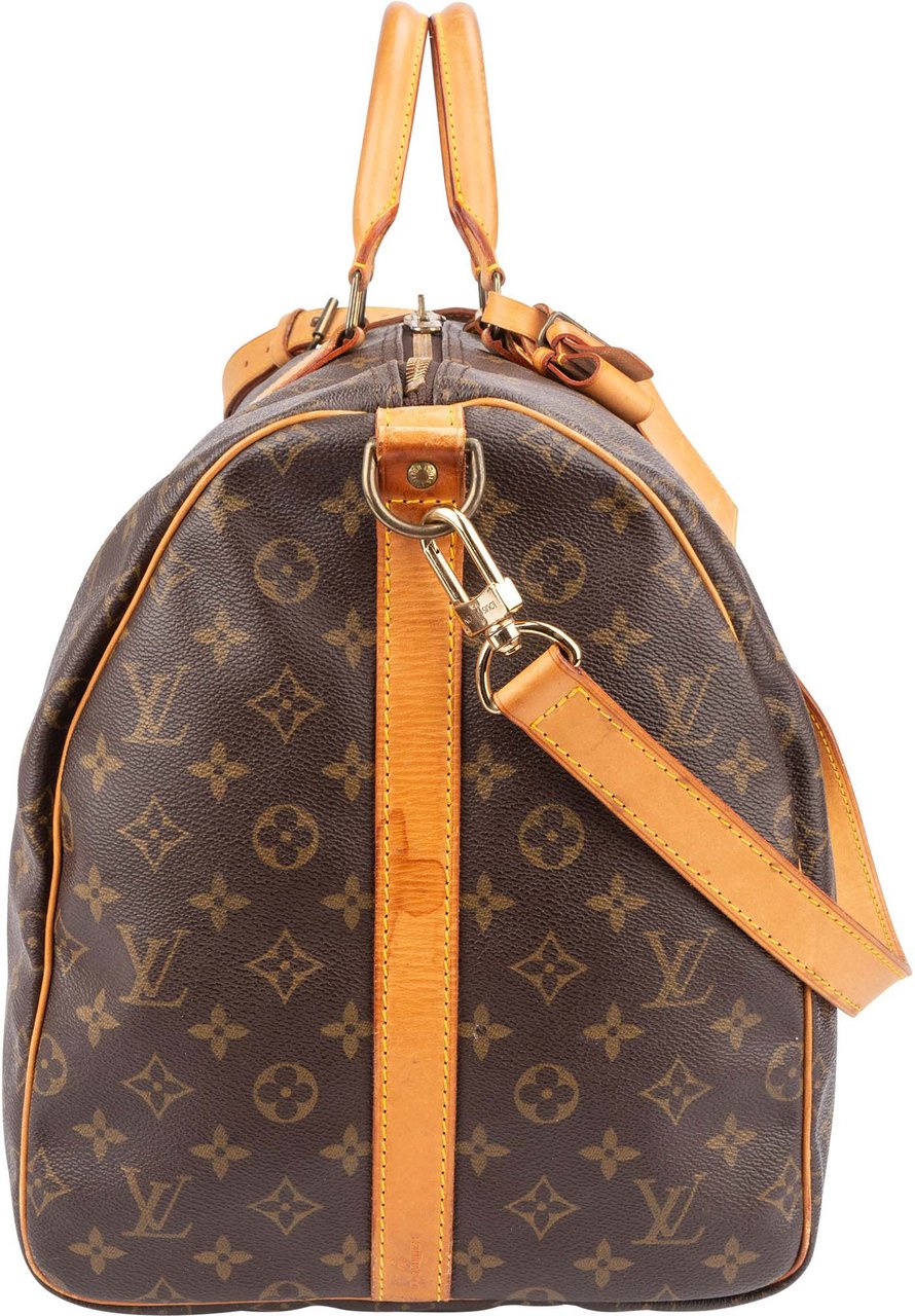 Louis Vuitton Louis Vuitton Canvas Monogram Keepall 55 Bandouliere Bruin