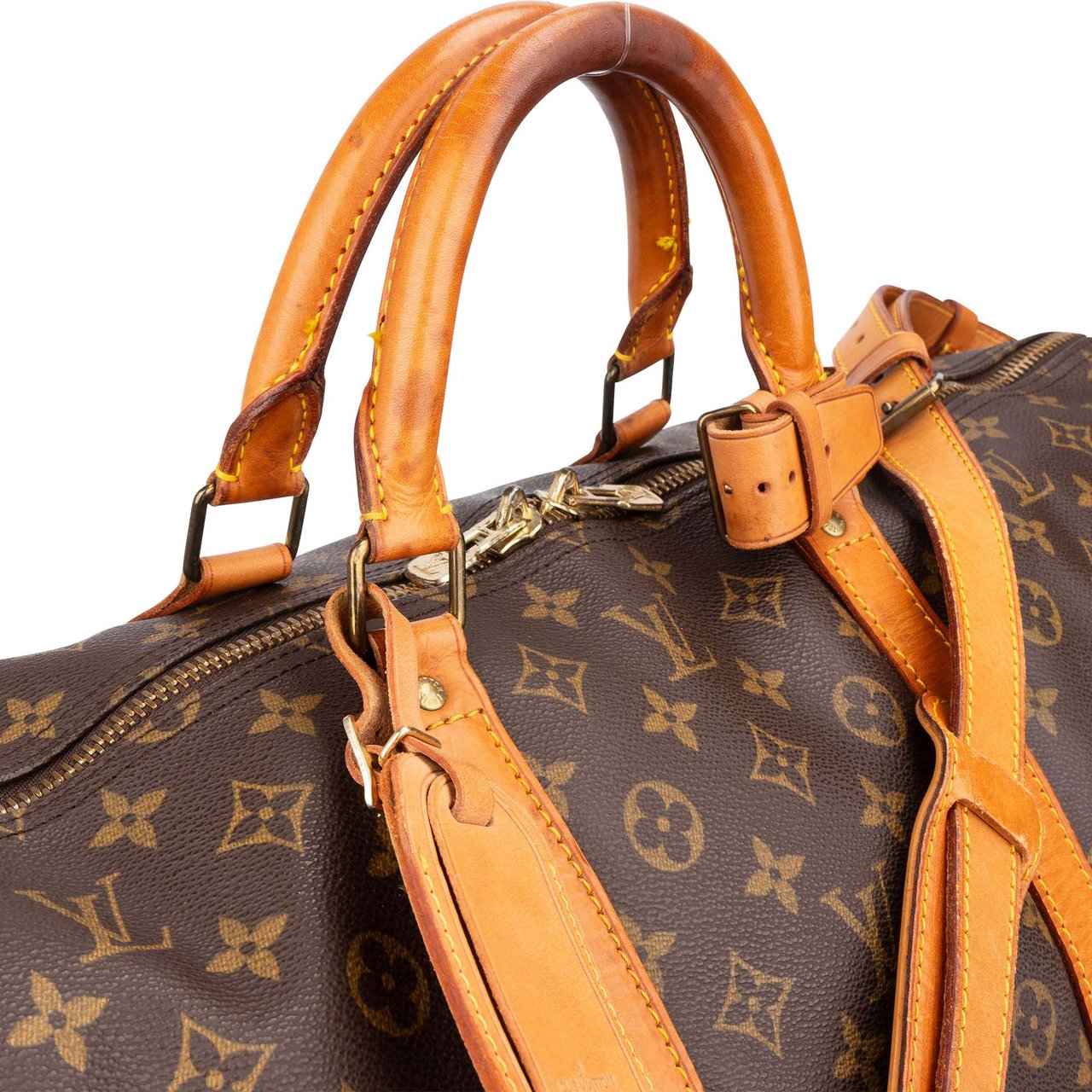 Louis Vuitton Louis Vuitton Canvas Monogram Keepall 60 Bandouliere Bruin