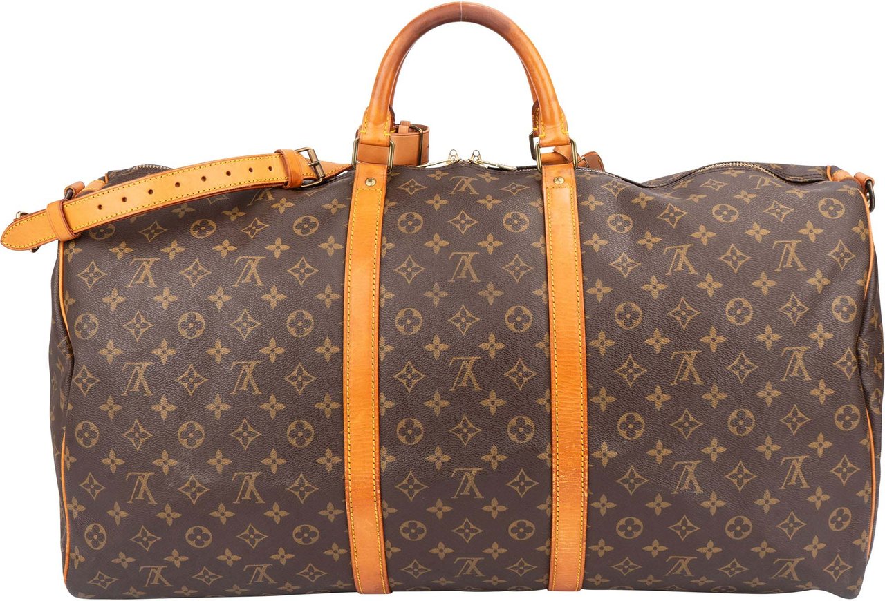 Louis Vuitton Louis Vuitton Canvas Monogram Keepall 60 Bandouliere Bruin
