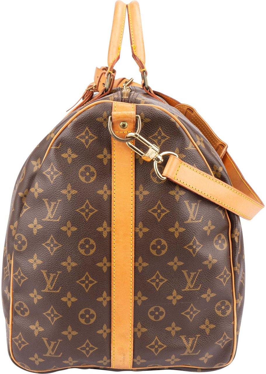 Louis Vuitton Louis Vuitton Canvas Monogram Keepall 60 Bandouliere Bruin