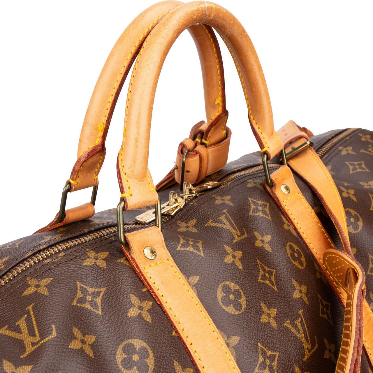 Louis Vuitton Louis Vuitton Canvas Monogram Keepall 60 Bandouliere Bruin