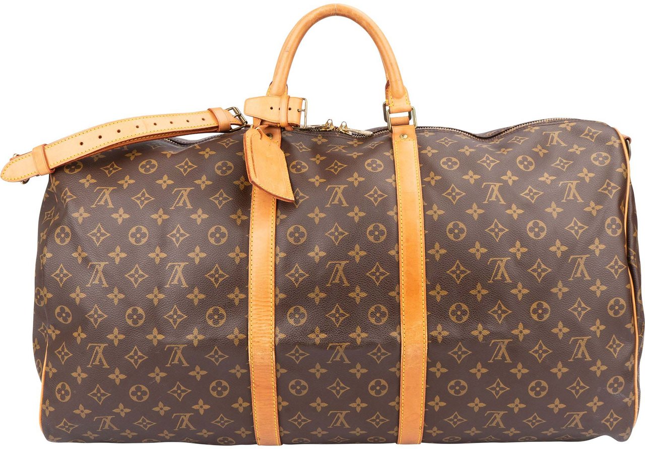Louis Vuitton Louis Vuitton Canvas Monogram Keepall 60 Bandouliere Bruin