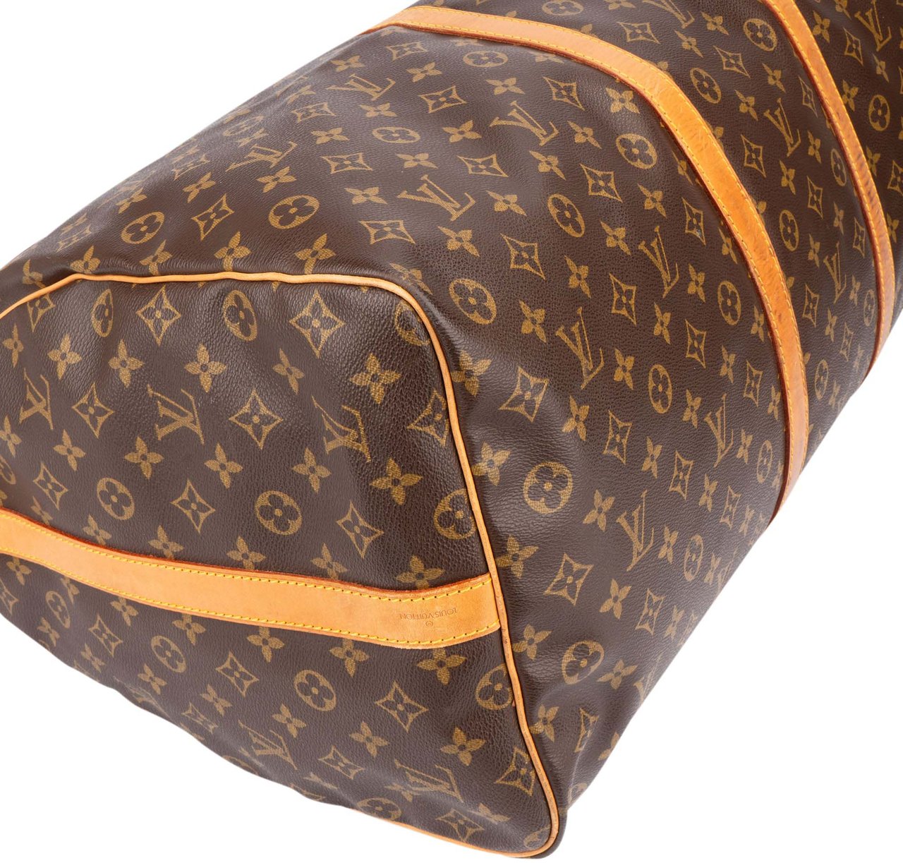 Louis Vuitton Louis Vuitton Canvas Monogram Keepall 60 Bandouliere Bruin