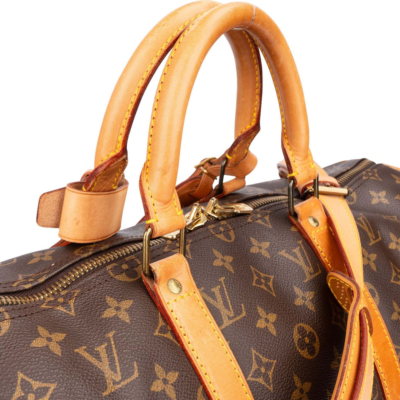 Louis Vuitton Louis Vuitton Canvas Monogram Keepall 50 Bandouliere Bruin