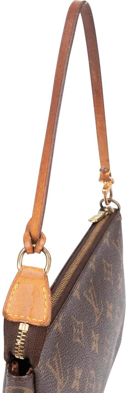 Louis Vuitton Louis Vuitton Canvas Monogram Pochette Accessoire Handbag Bruin
